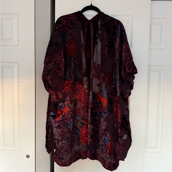 Anthropologie Florence Burnout Velvet Kimono - Picture 4 of 4
